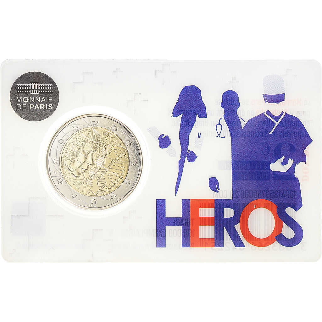 Francija,
2 evra,
Héros de la pandémie