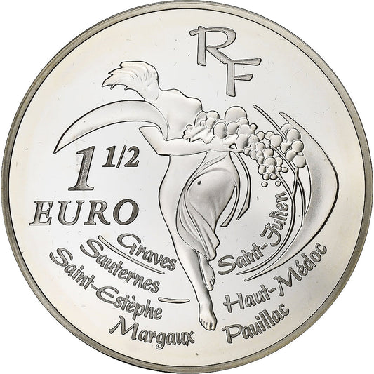 Francija,
1-1/2 evra,
Classement des vins de Bordeaux