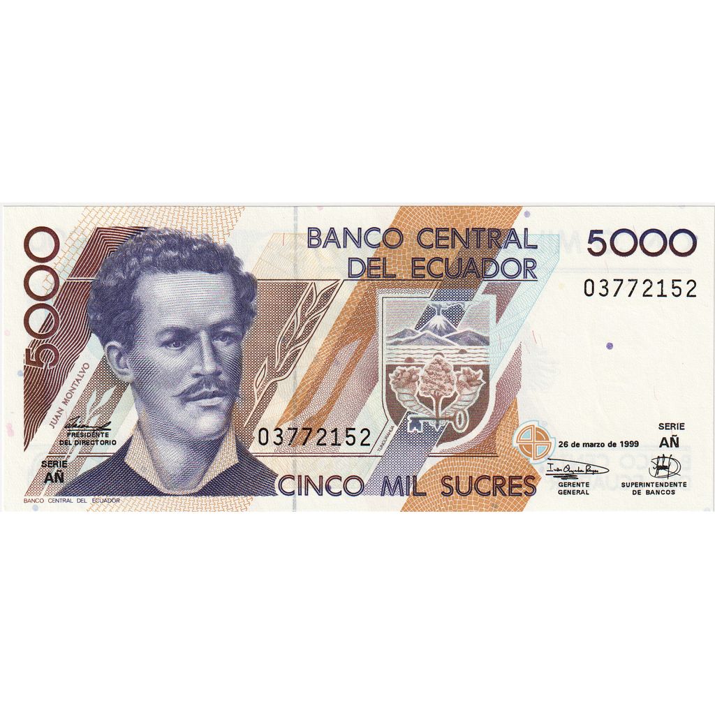 Ekvador,
5000 Sucrejev,
1999-03-26
