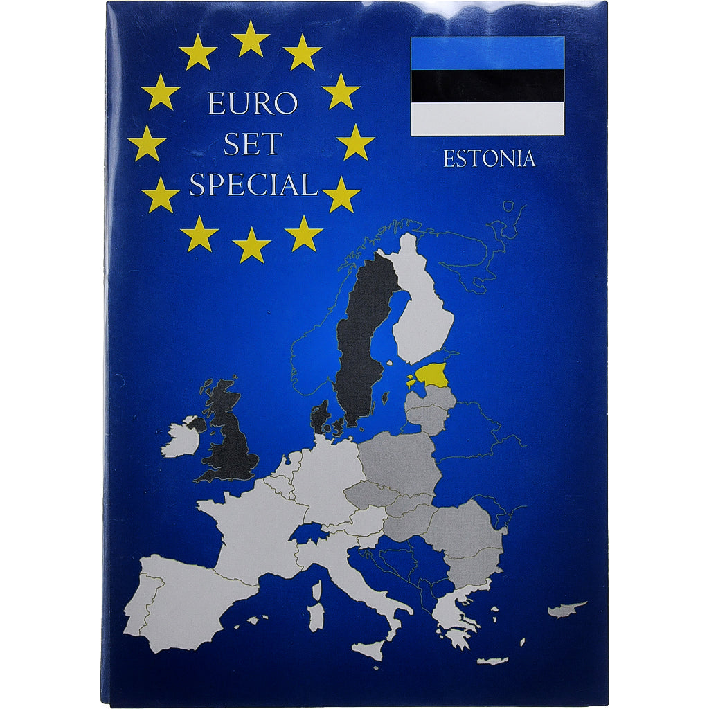 Estonija,
Komplet 1 ct. - 2 evra,
2002
