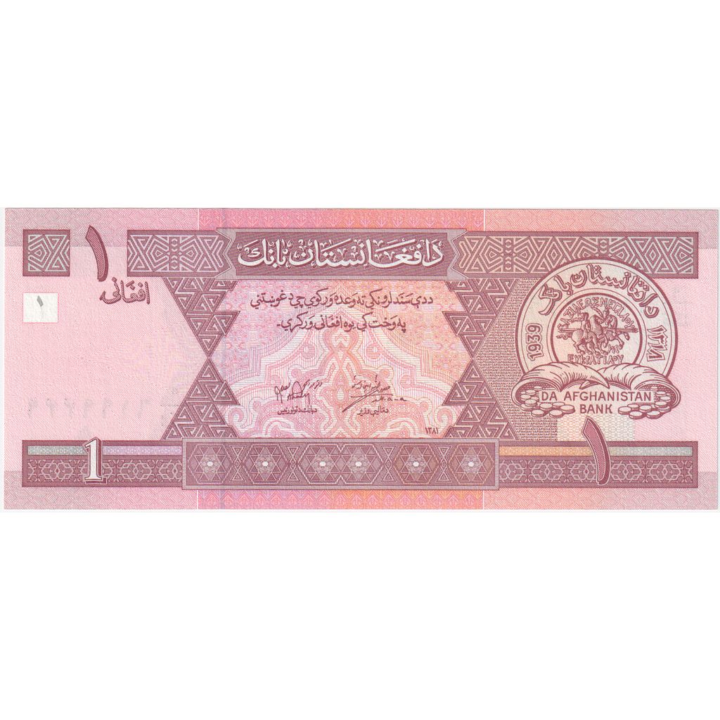 bankovec,
Afganistan,
1 afganistanec