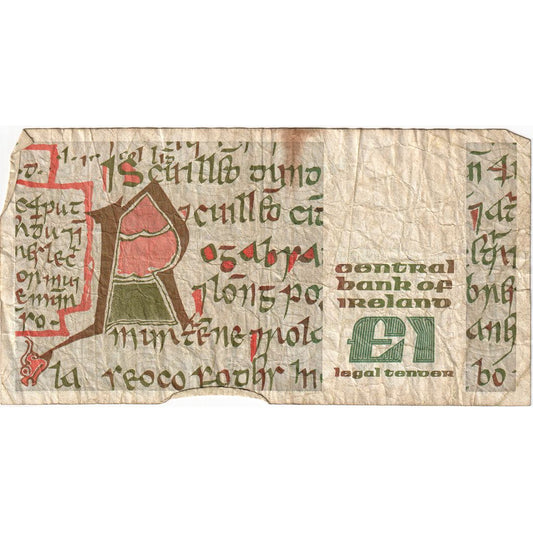 Irska - Republika,
1 funt,
1986-05-30