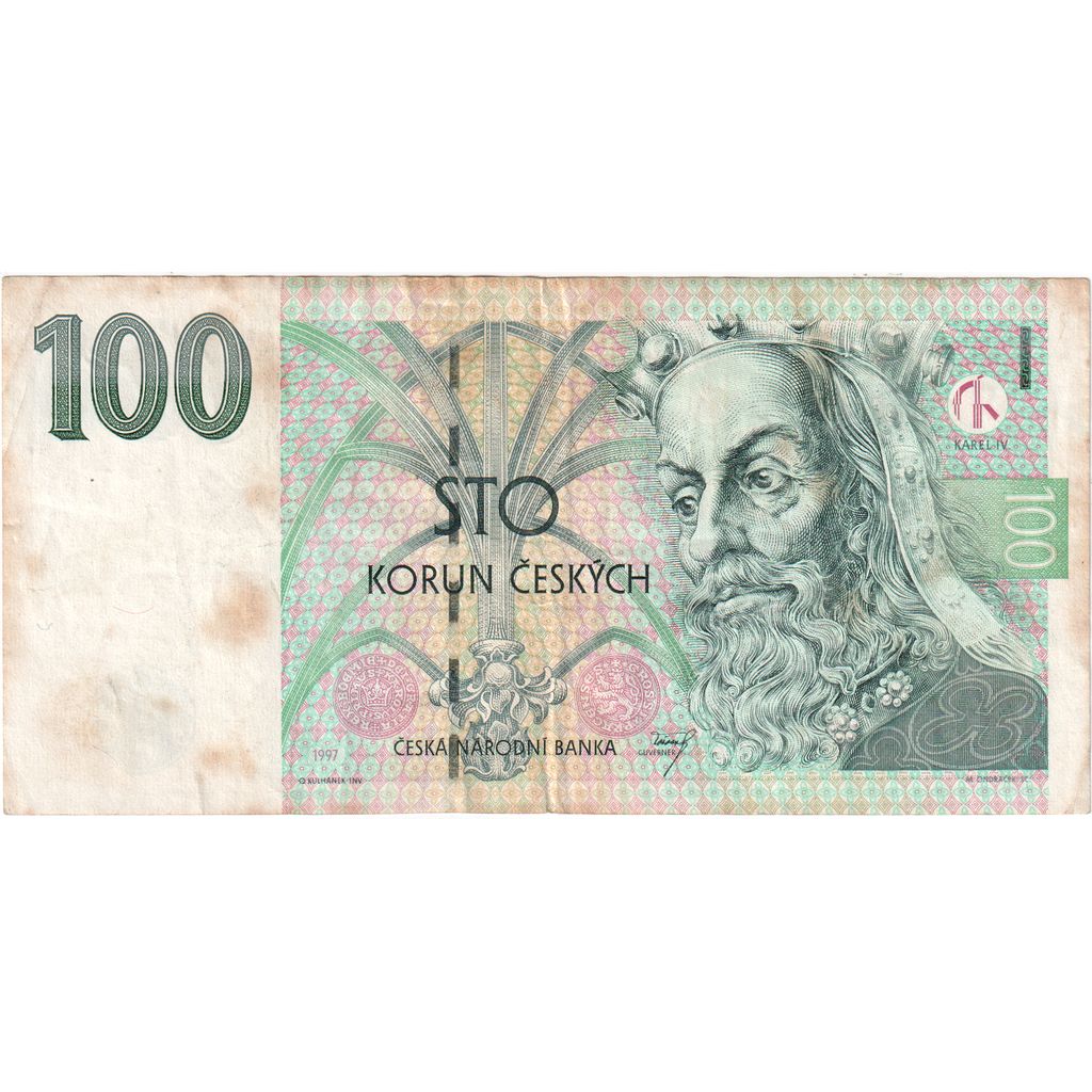 Češka,
100 korunov,
VF (30-35)