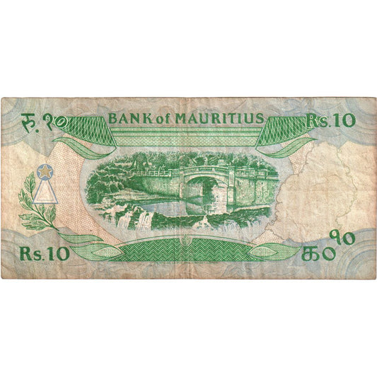 Mauritius,
10 rupij,
1985-1991