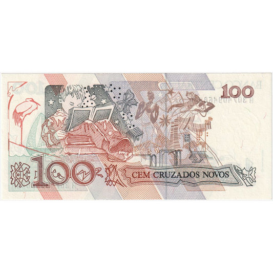 Brazilija,
100 Cruzados Novos,
UNC (65-70)