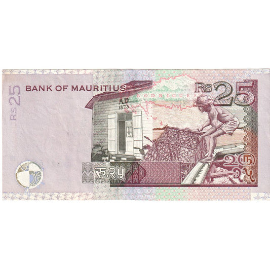 Mauritius,
25 rupij,
1999