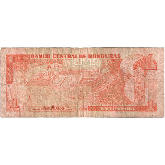 Honduras,
1 lempira,
1996-12-12