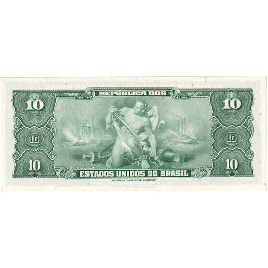 Brazilija,
10 Cruzeirov,
UNC (63)