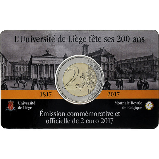 Belgija,
2 evra,
200 Ans - Université de Liège