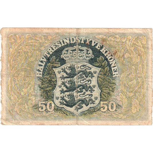 Danska,
50 kron,
1941