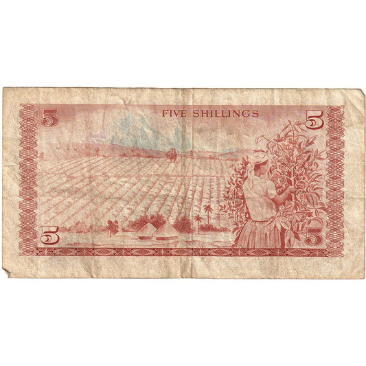 Kenija,
5 šilingov,
1978