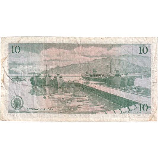 Islandija,
10 kron,
1961-03-29
