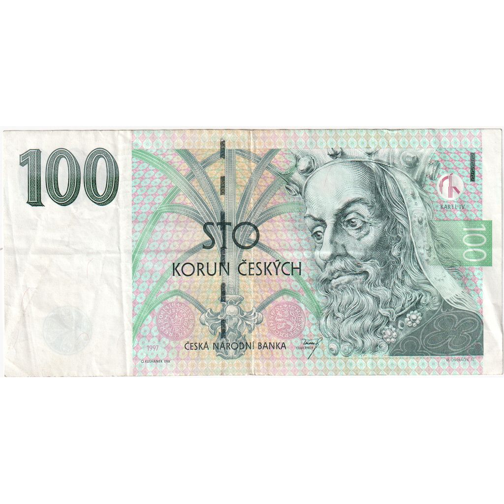 Češka,
100 korunov,
AU (55-58)