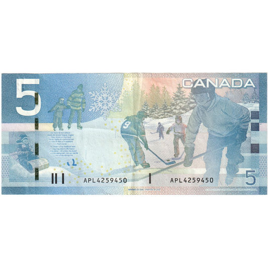 Kanada,
5 dolarjev,
AU (55-58)