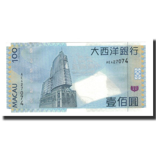 bankovec,
Macau,
100 patak