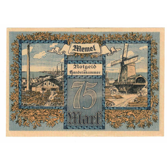bankovec,
Memel,
75 Mark