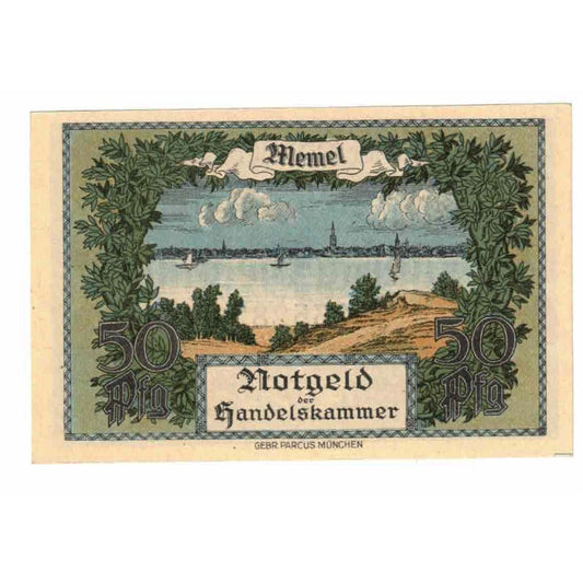 bankovec,
Memel,
1/2 Mark