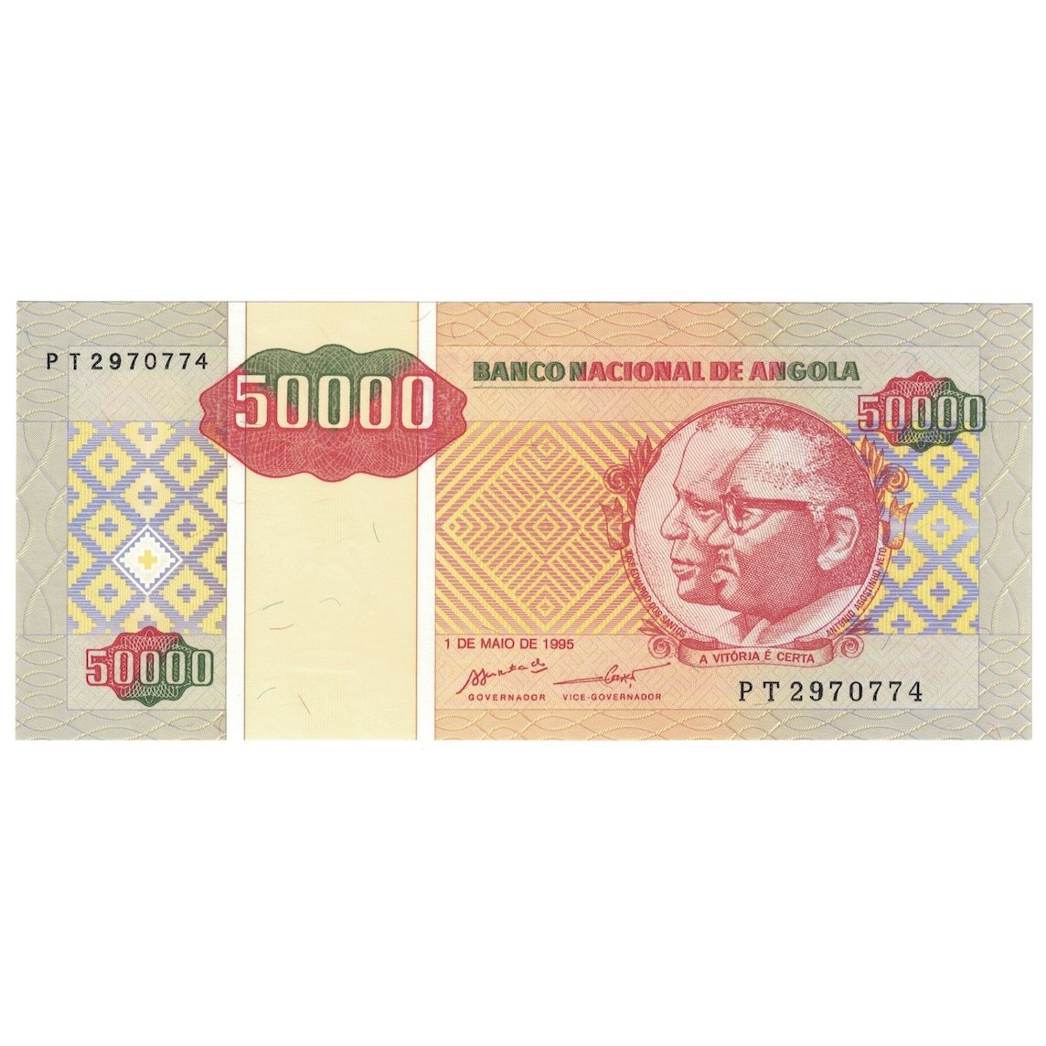 bankovec,
Angola,
50