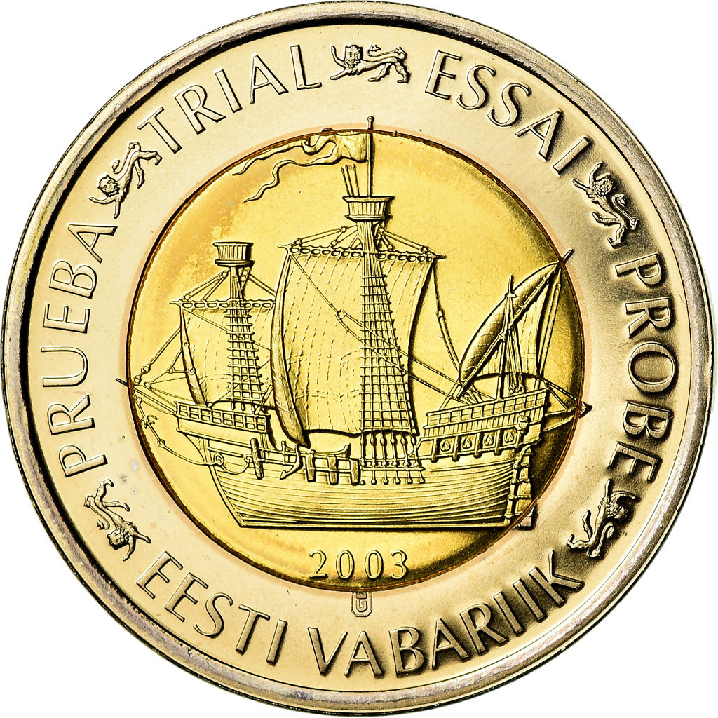 Estonija,
2 evra,
2003