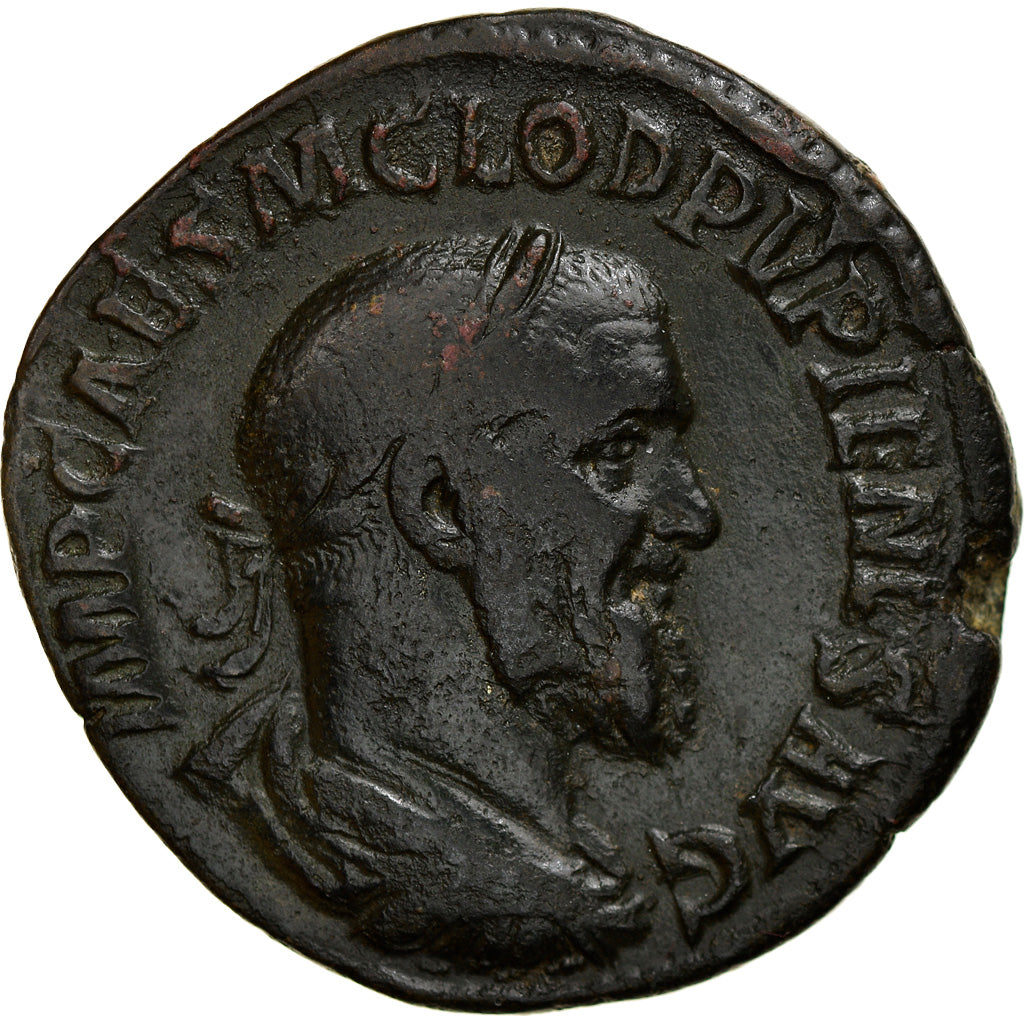 kovanec,
Pupienus,
Sestercij