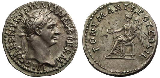 Zlati Žarek Starega Rima: Denarij Cesarja Trajana