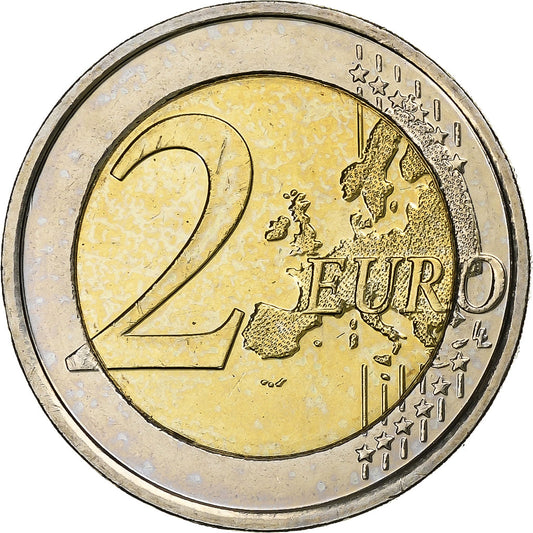 Belgija, 
  
  2 evra, 
  
  2014