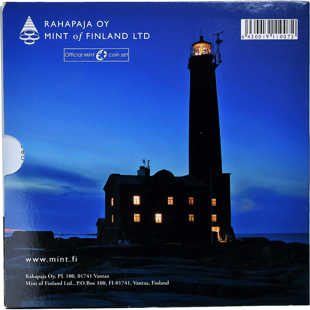 Finska, 
  
  Komplet 1 ct. - 2 evra, 
  
  2006