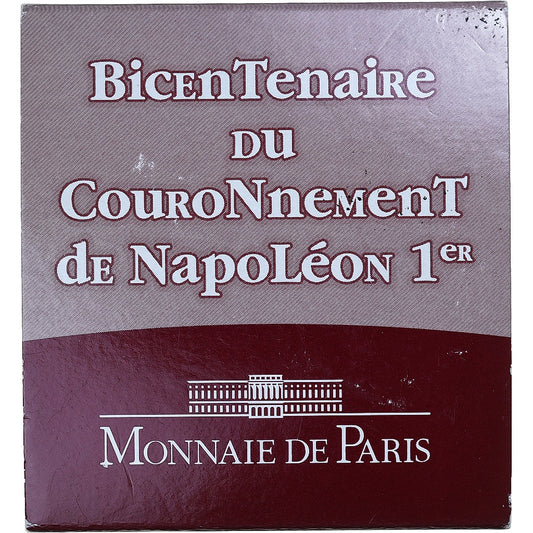 Francija, 
  
  1-1/2 evra, 
  
  Bicentenaire du Couronnement de Napoléon Ier