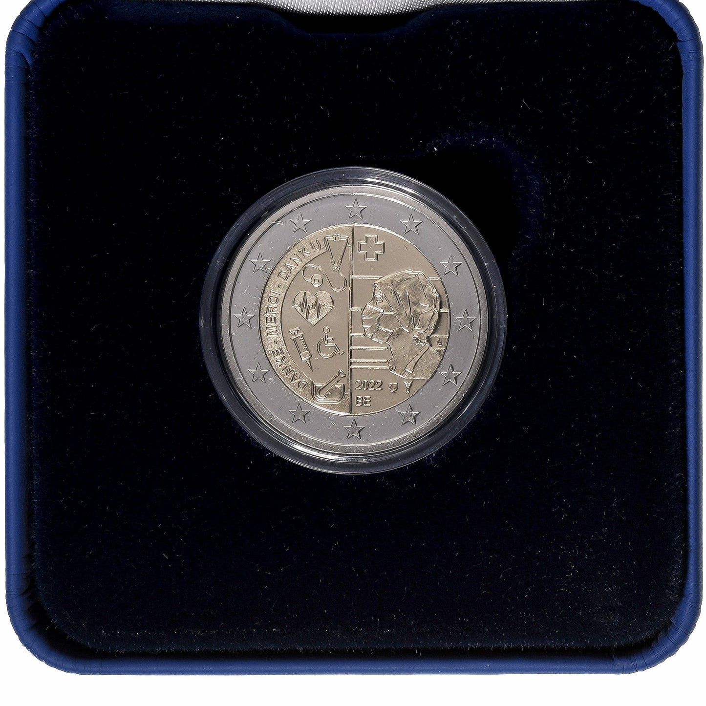 Belgija, 
  
  2 evra, 
  
  COVID-19