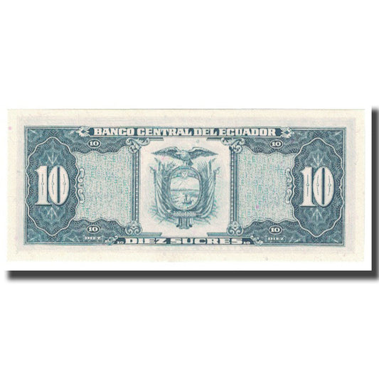 bankovec, 
  
  Ekvador, 
  
  10 Sucres