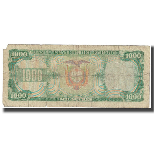 bankovec, 
  
  Ekvador, 
  
  1000 Sucrejev