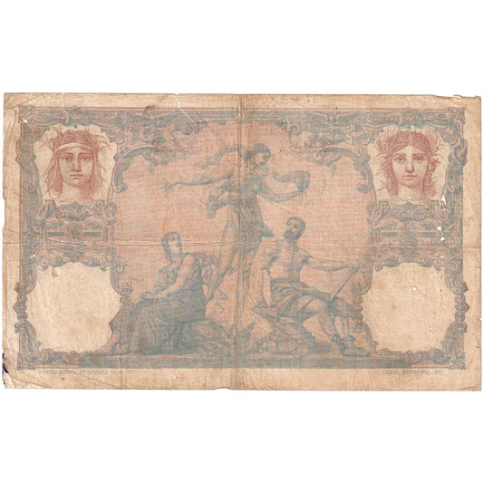 Madagaskar, 
  
  100 frankov, 
  
  1893