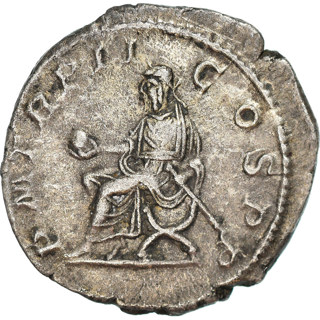 kovanec, 
  
  Macrinus, 
  
  Denarius