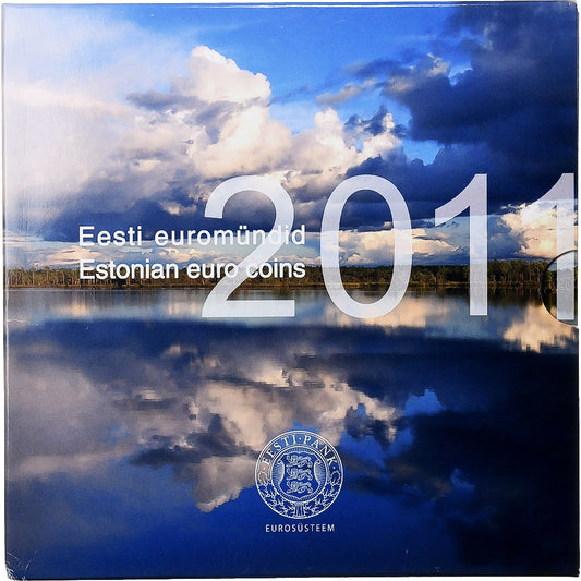 Estonija, 
  
  Komplet 1 ct. - 2 evra, 
  
  2011